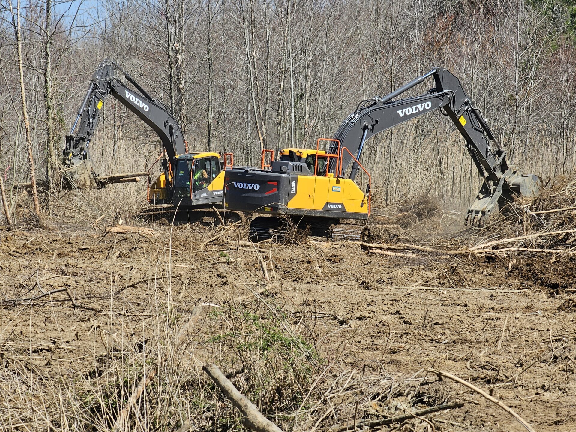 underground utility construction excavation